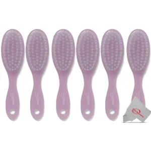 6x Conair Pro Baby Brush Extra Gentle for Little Heads (Pink)