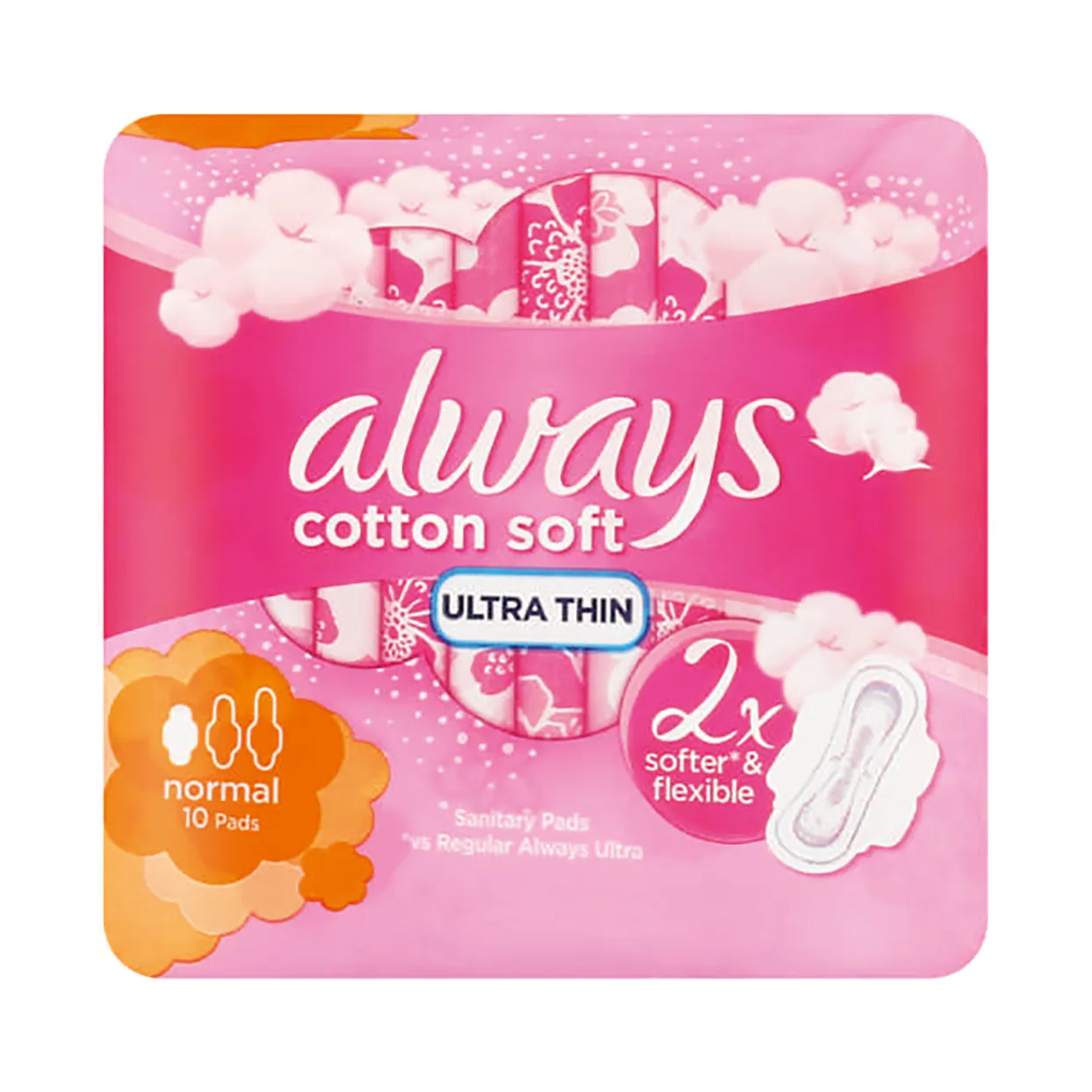 Always Cotton Soft Ultra Thin Normal 10 Pads