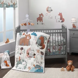 Animal Alphabet 5-Piece Crib Bedding Set