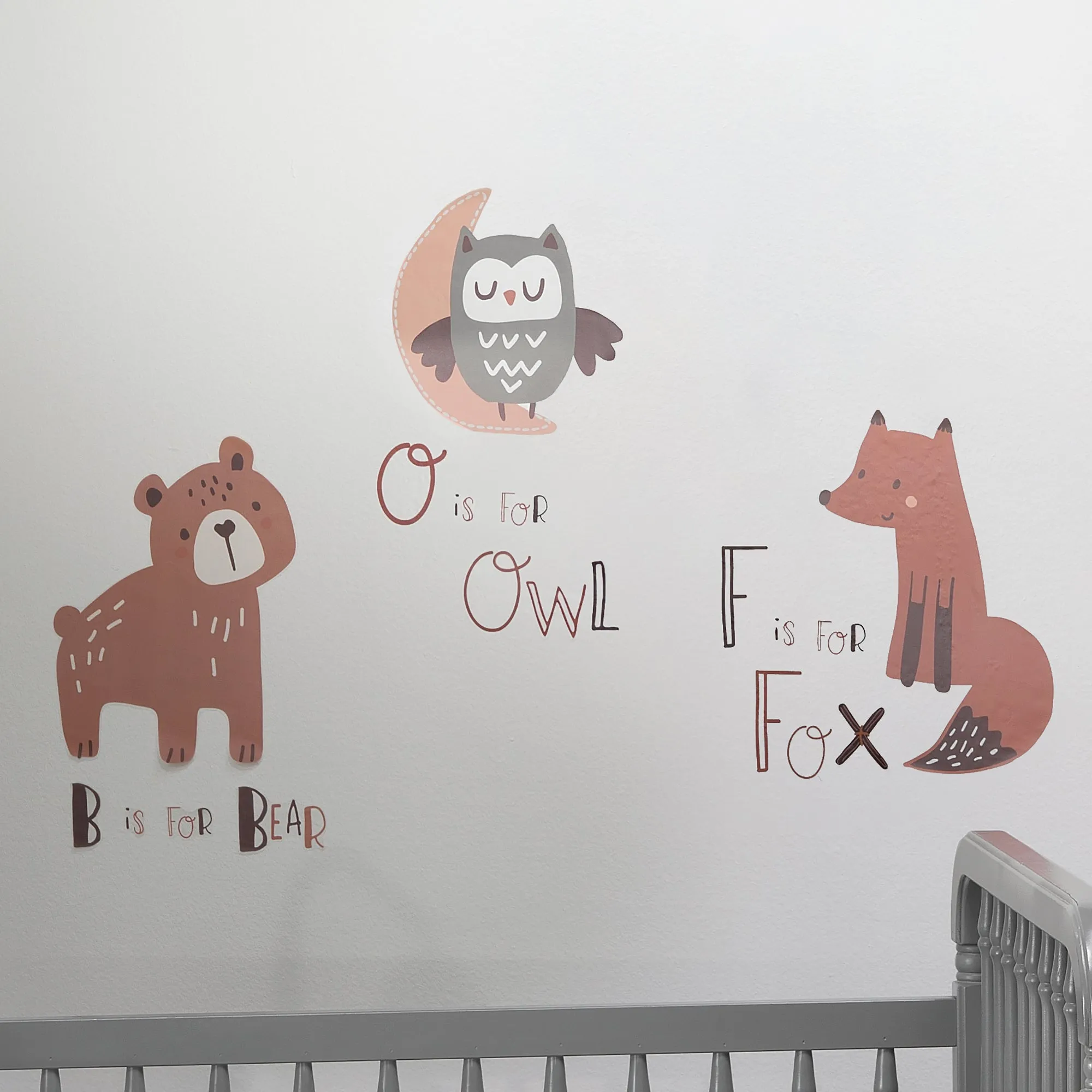 Animal Alphabet Wall Decals