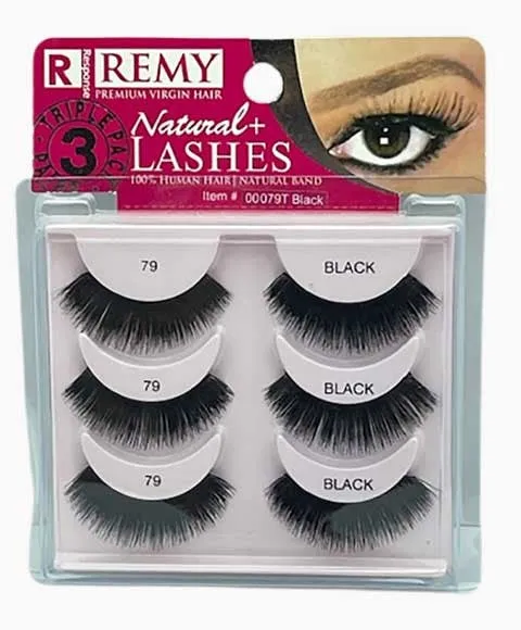 Bee Sales Response Remy Natural Plus Lashes Black 79