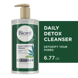 Biore Daily Detox Organic Cannabis Sativa Seed Oil Cleanser 200ml