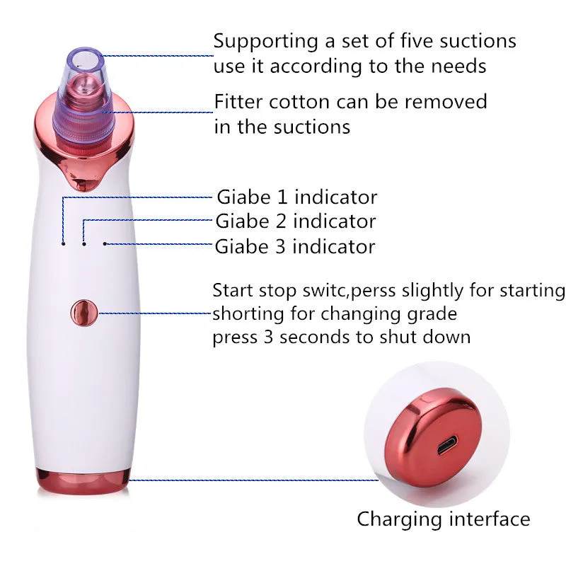 Blackhead Remover Black Dot Remover Acne Vacuum Suction