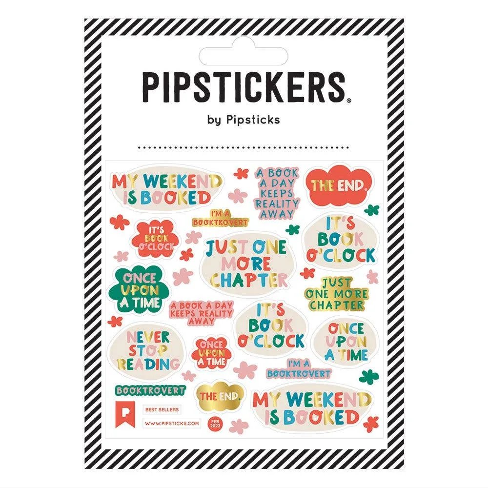 Booked Stickers by Pipsticks