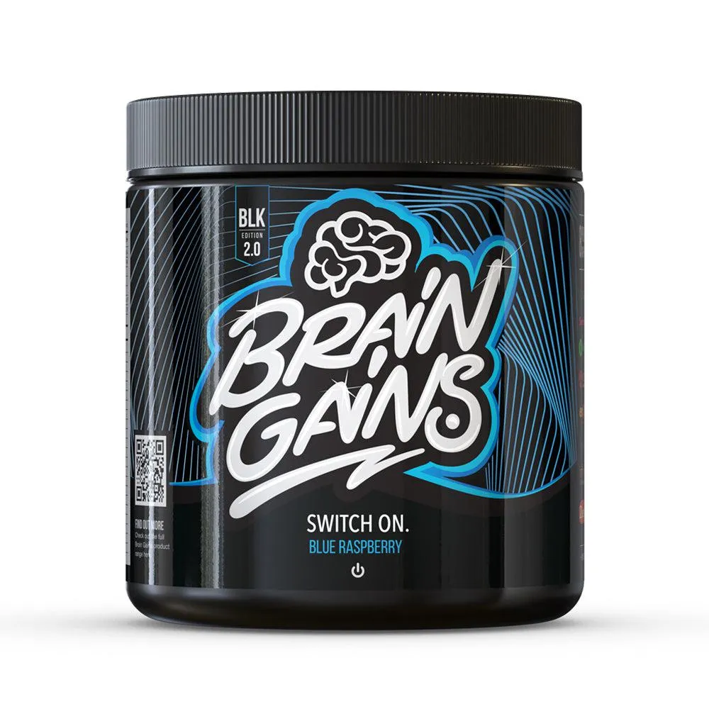 Brain Gains Switch-On 2.0 Black Edition 300g