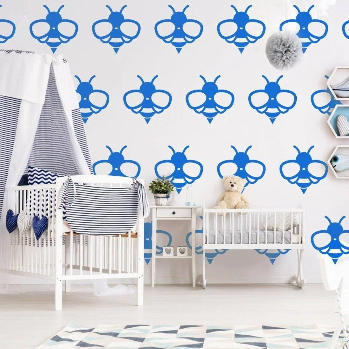 Bumblebee Wall Decals - Enchanting Vinyl Stickers for Interior Decoration