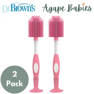 [Bundle of 2] Dr.Brown's Soft Touch Bottle Brush - Pink