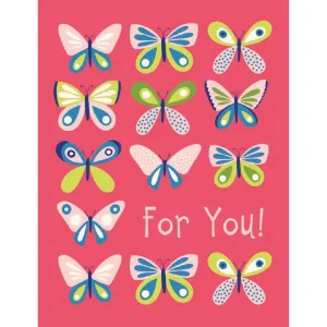 Butterflies Glitter Gift Enclosure