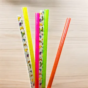 Butterfly & Neon Straw Pack