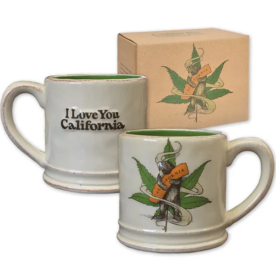 California Cannabis Bear Ceramic Mug