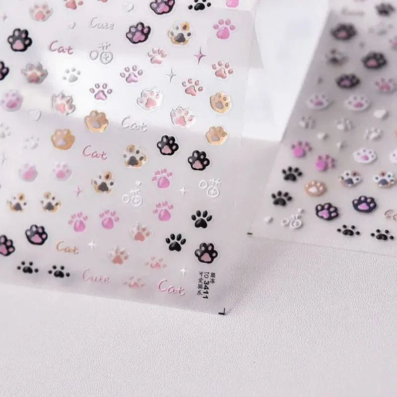 Cat Paw Nail Stickers SK396