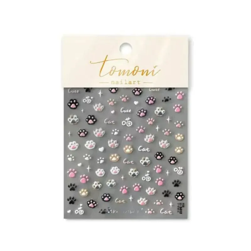 Cat Paw Nail Stickers SK396