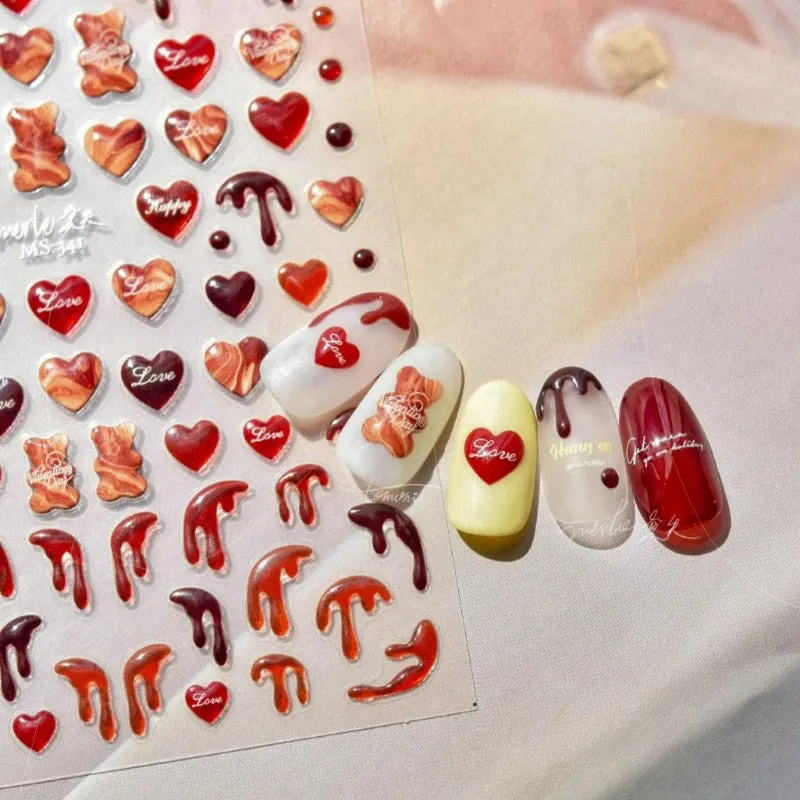 Cat Paw Nail Stickers SK396