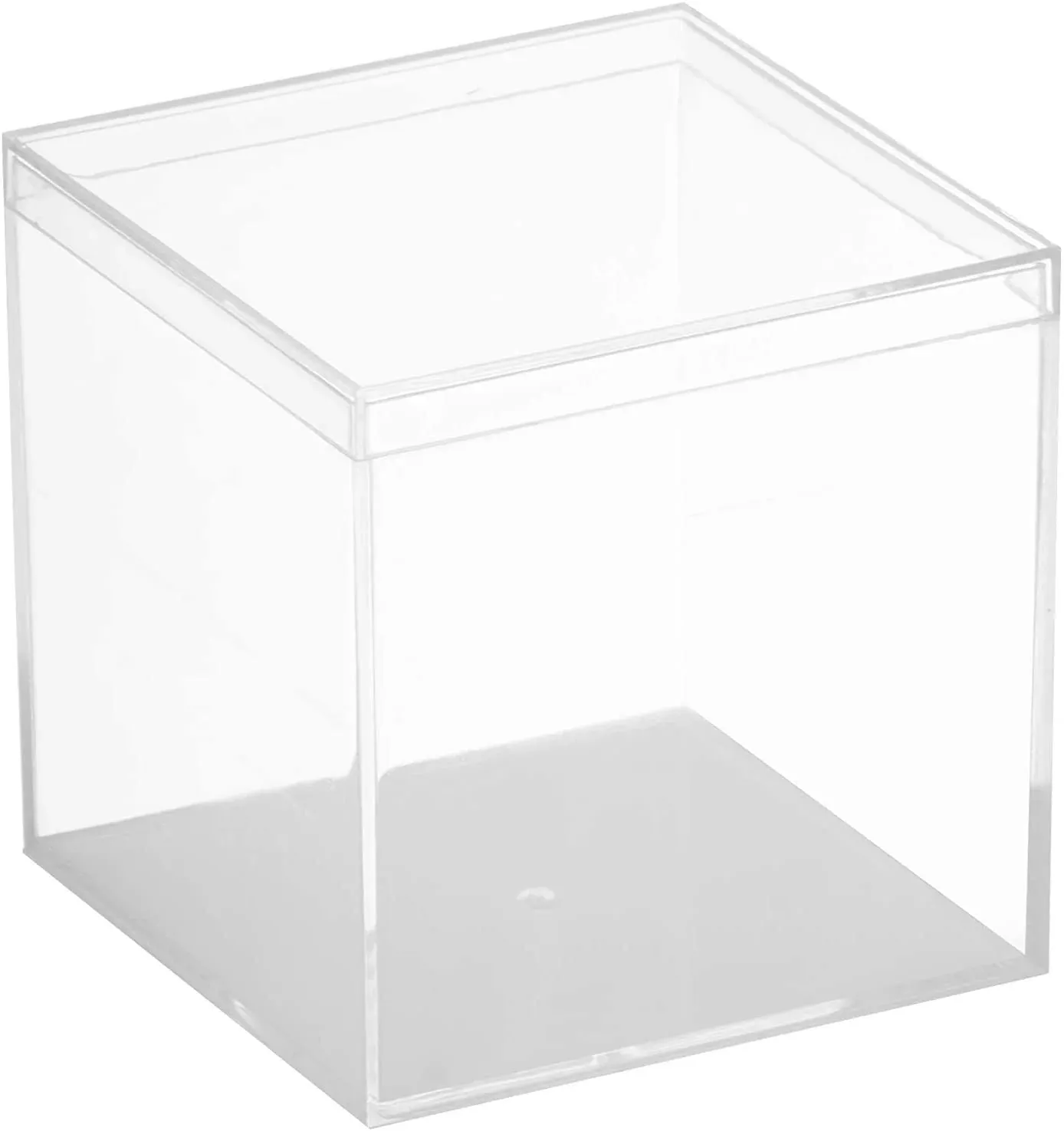 Clear Lucite Box 4x4" 2pc