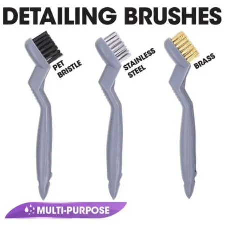 CND AC191 Carrand Detailing Brush Set (3 pk)