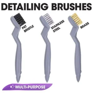 CND AC191 Carrand Detailing Brush Set (3 pk)