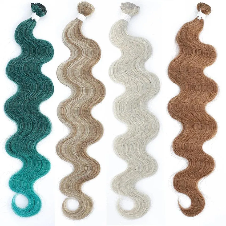 Colorful Body Wave Hair Bundles: Vibrant Blonde Extensions for Dynamic Style