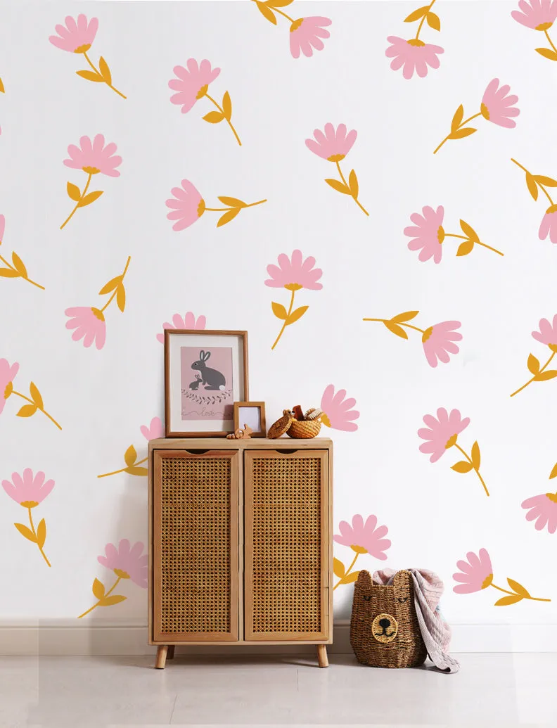 Cute Flowers Wall Decal