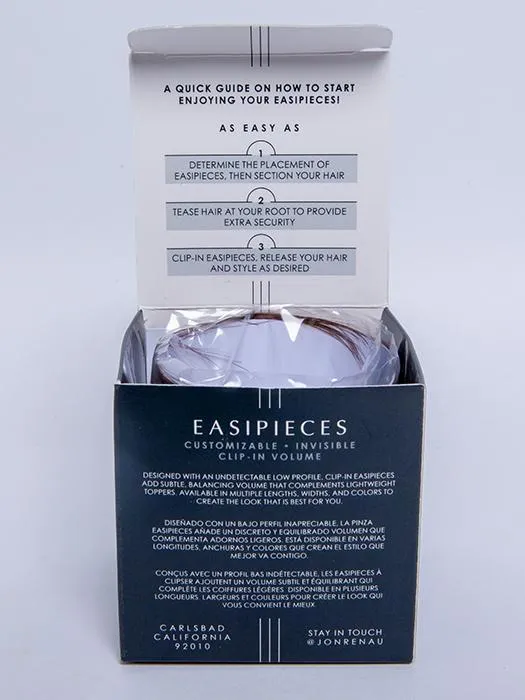 easiPieces 12" L x 4" W | Remy Human Hair Piece (1 Piece)