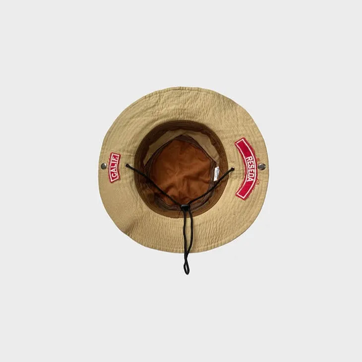 Embroidery Stickers Camp Cowboy Bucket Hat