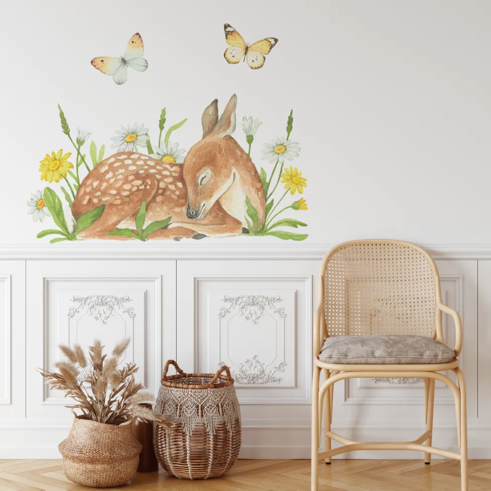 Enchanted Deer Woodland Animal Wall Decals