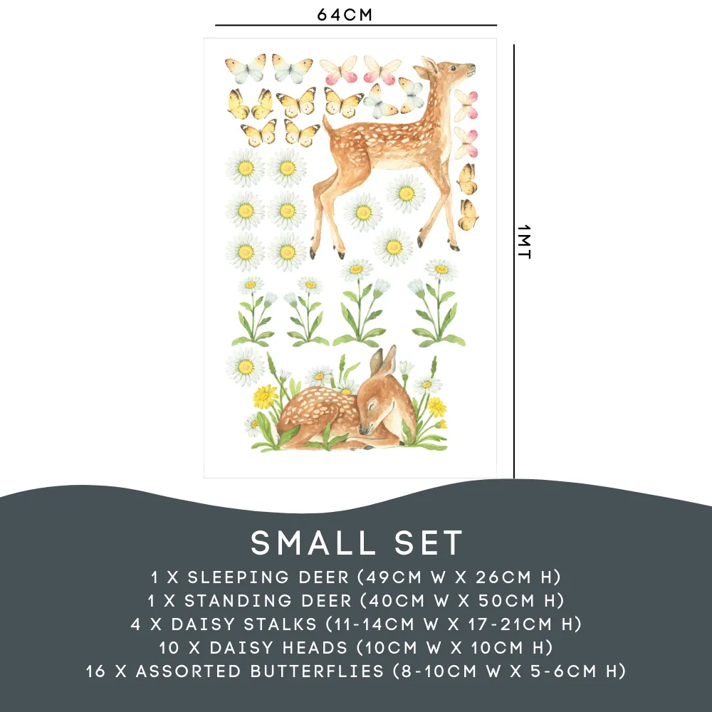 Enchanted Deer Woodland Animal Wall Decals