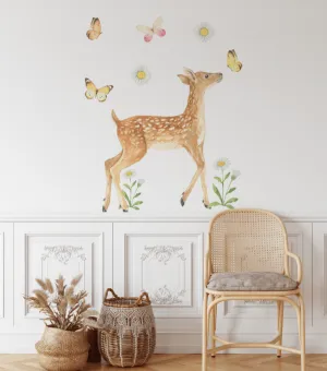 Enchanted Deer Woodland Animal Wall Decals