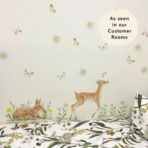 Enchanted Deer Woodland Animal Wall Decals