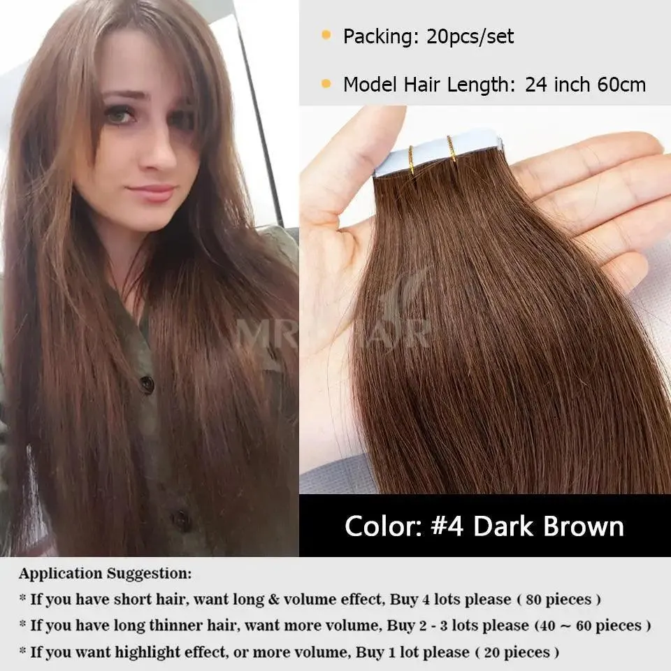 Fine Hair Transformation: Seamless Skin Weft Tape Extensions for Natural Look