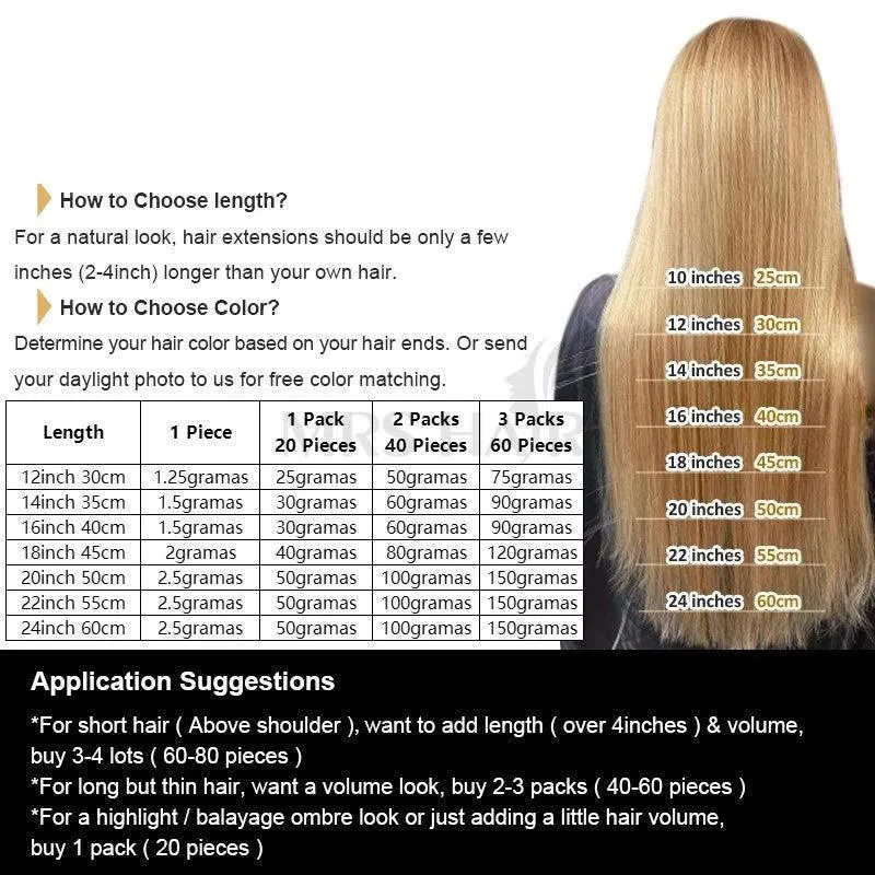 Fine Hair Transformation: Seamless Skin Weft Tape Extensions for Natural Look