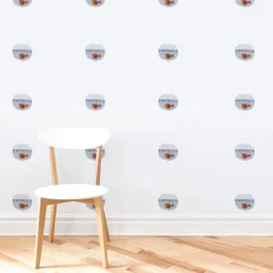 Fishbowl Toss Wall Decal Set - Latte