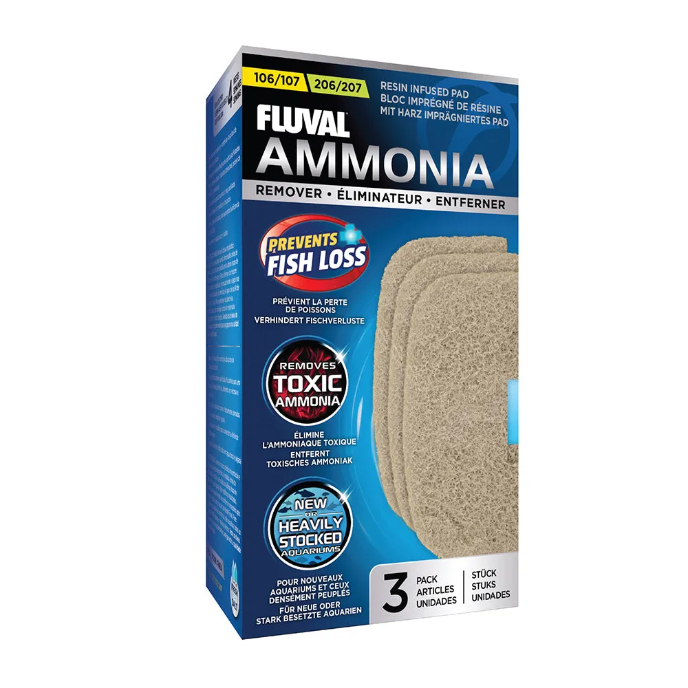 Fluval Ammonia Remover Pads 106/206, 107/207