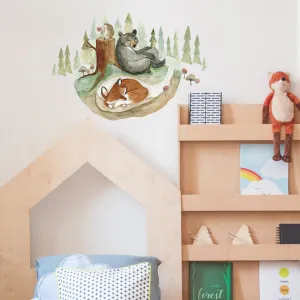 Fox and Friends Peel and Stick Giant Wall Decals