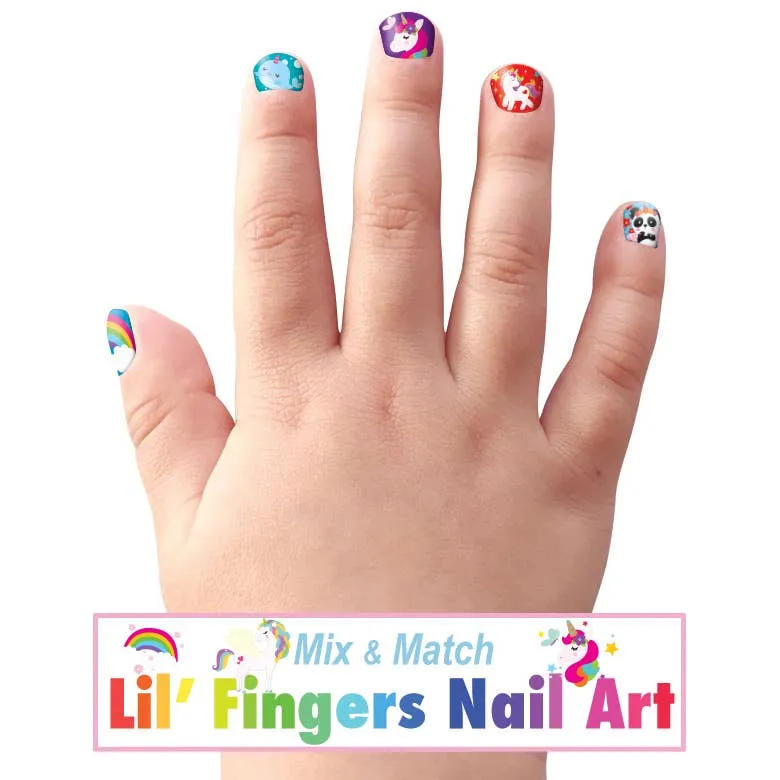 Girl Nation Lil' Fingers Nail Art in Unicorn Fantasy