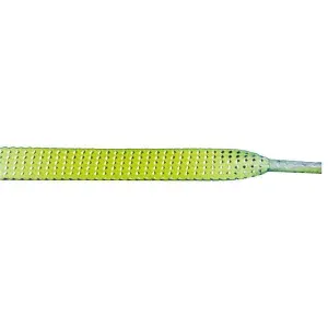 Glitter 3/8" Flat Laces - Lime Gradient (1 Pair Pack) Shoelaces