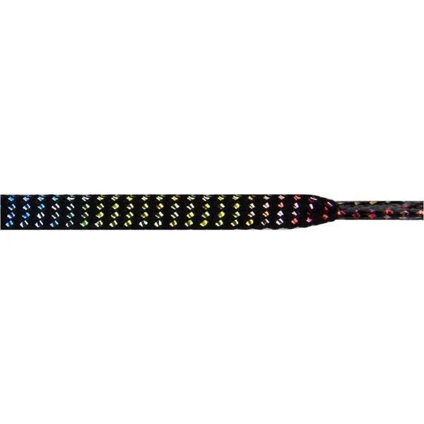 Glitter Flat 1/4" - Colorful (12 Pair Pack) Shoelaces