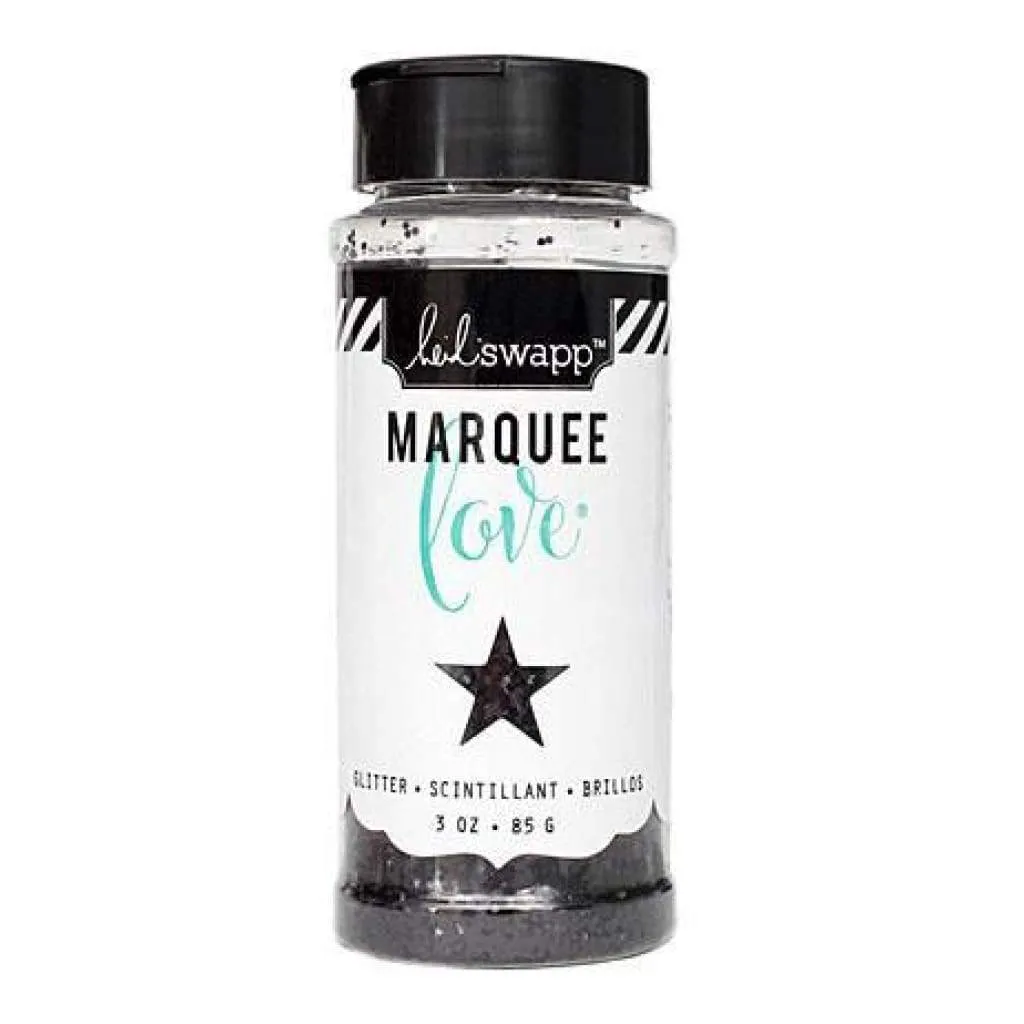 Heidi Swapp Marquee Love Chunky Glitter 3 Ounces/Jar - Black