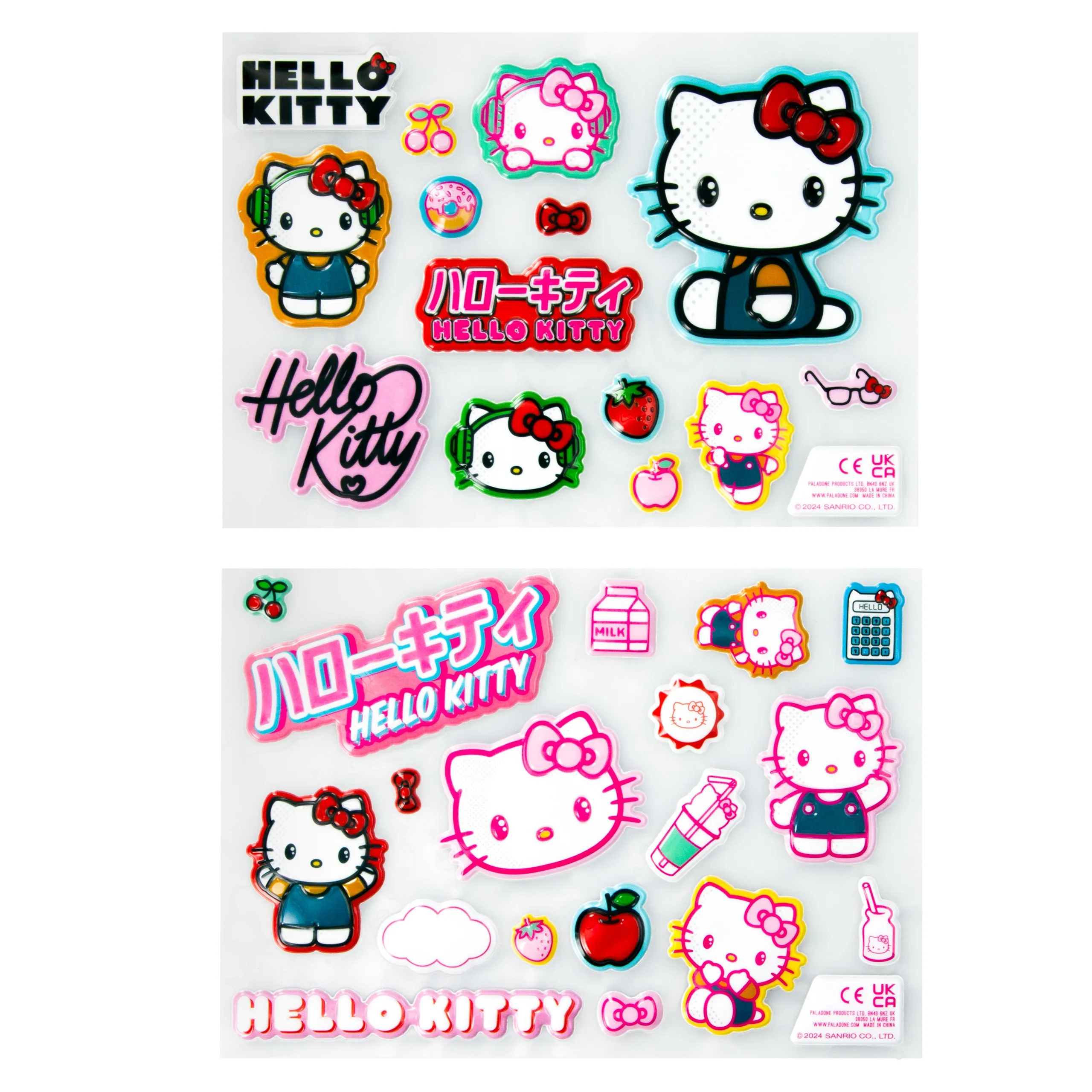 Hello Kitty Puffy Gadget Decals