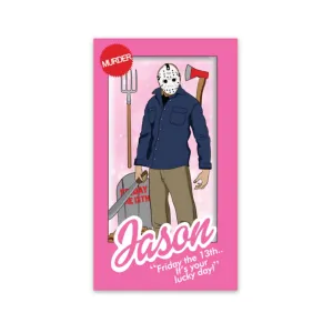 Jason   Barbie Crossover Halloween Sticker