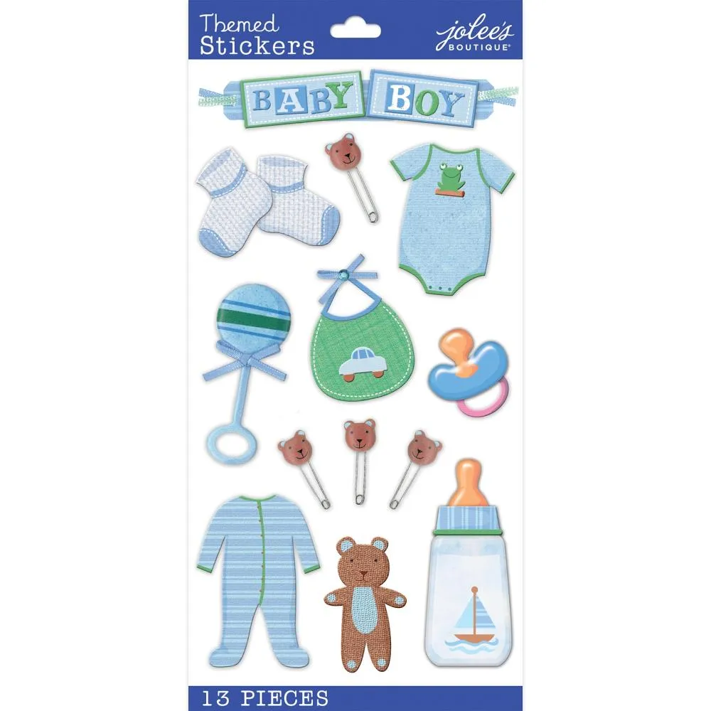 Jolee's Boutique Themed Stickers Baby Boy Mixed