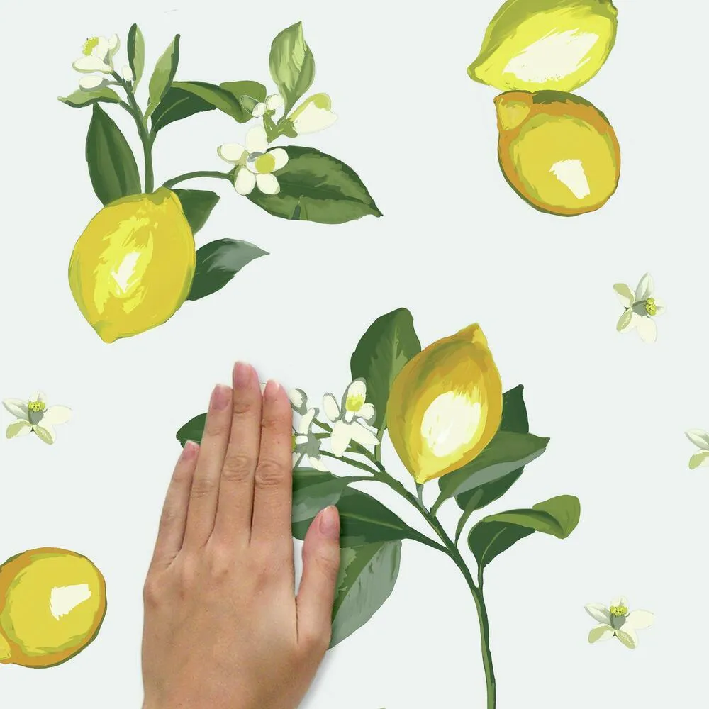 Lemon Peel and Stick Wall Decals