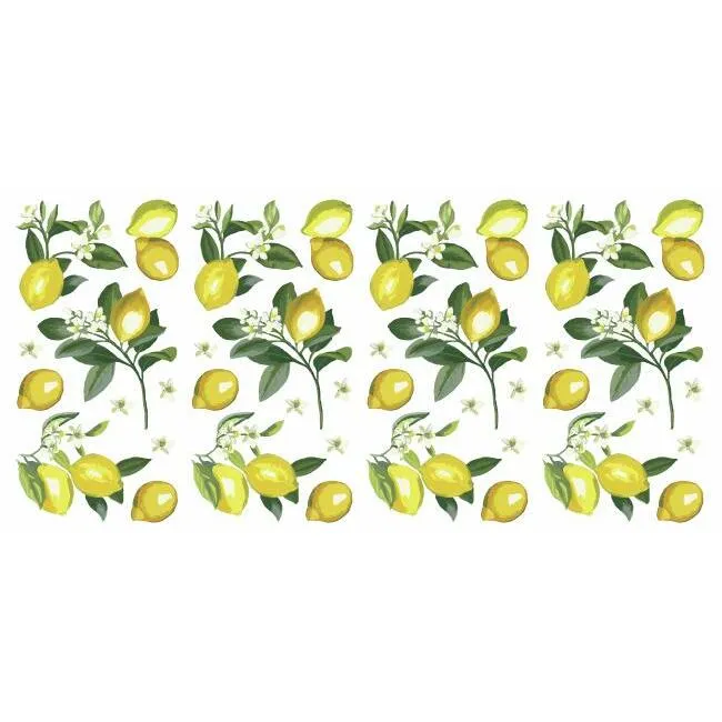 Lemon Peel and Stick Wall Decals