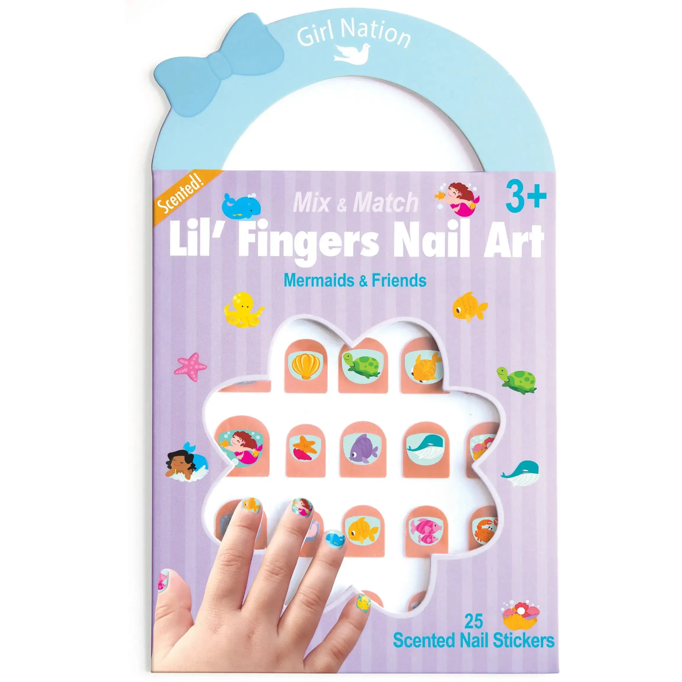 Lil’ Fingers Nail Art Mermaid Friends