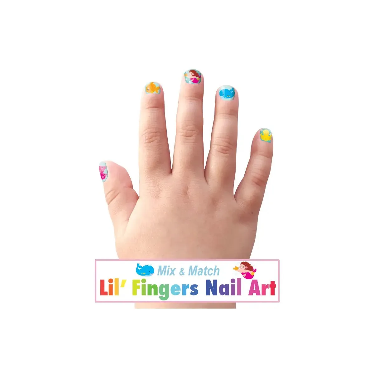 Lil’ Fingers Nail Art Mermaid Friends