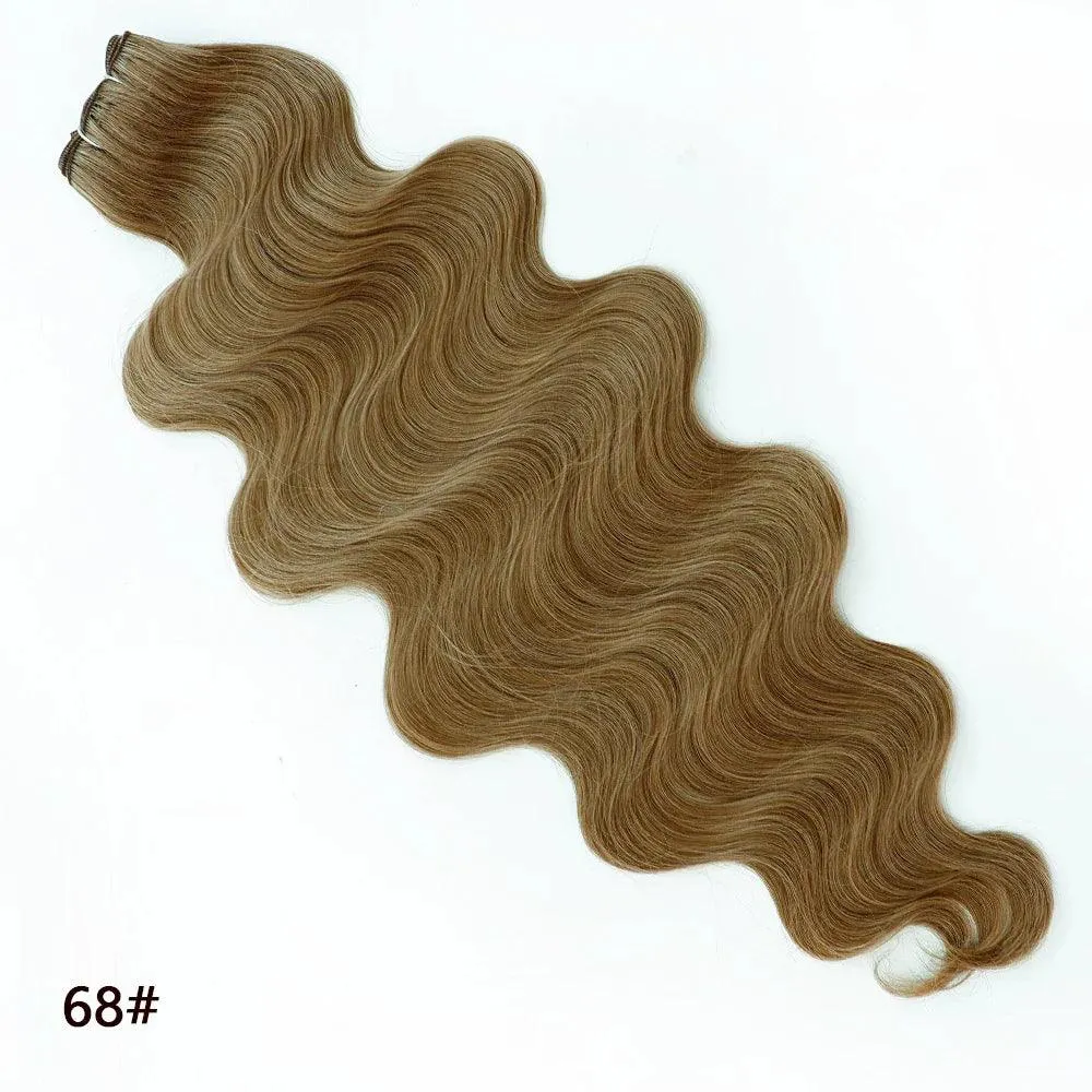 Magicae Ombre to Blonde Hair Extensions: Glamorous 30" Wave Ponytail - Transform Your Look!