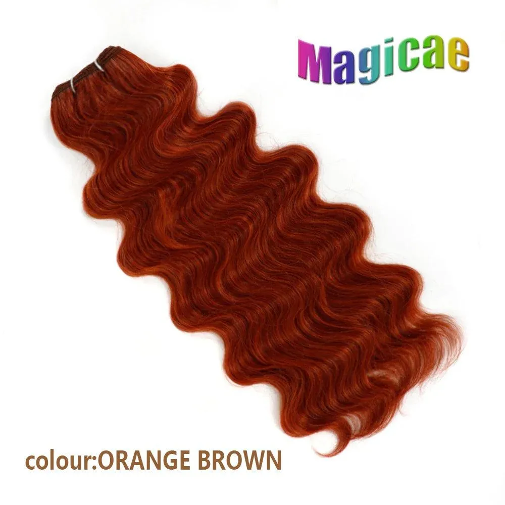 Magicae Ombre to Blonde Hair Extensions: Glamorous 30" Wave Ponytail - Transform Your Look!