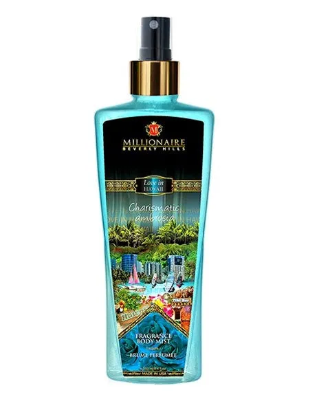 Millionaire Beverly Hills Love In Hawaii Charismatic Ambrosia Fragrance Body Mist