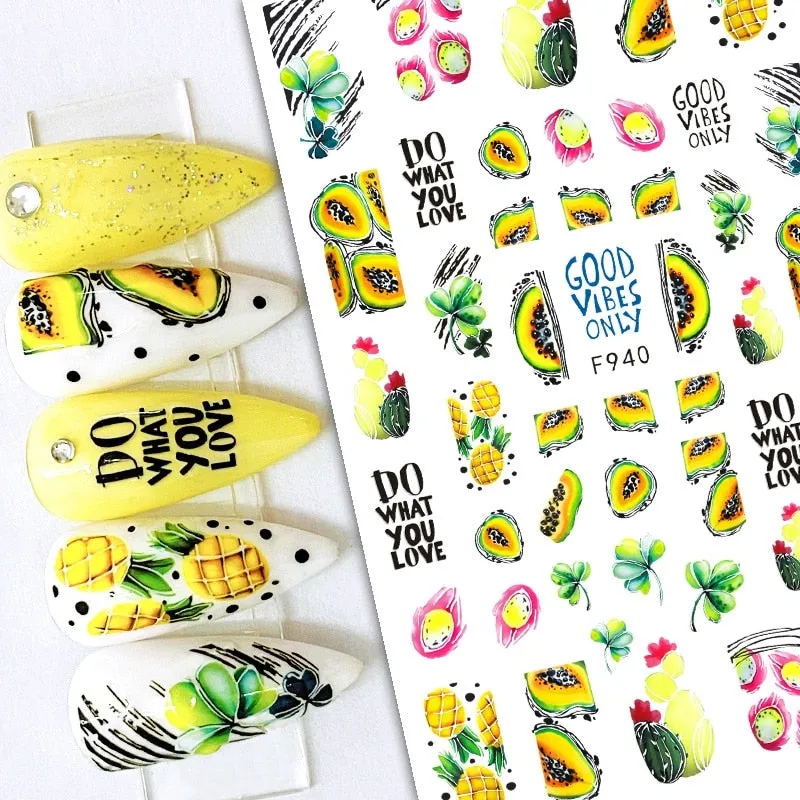 Nail Art Fruit Decals