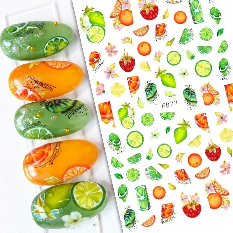 Nail Art Fruit Decals