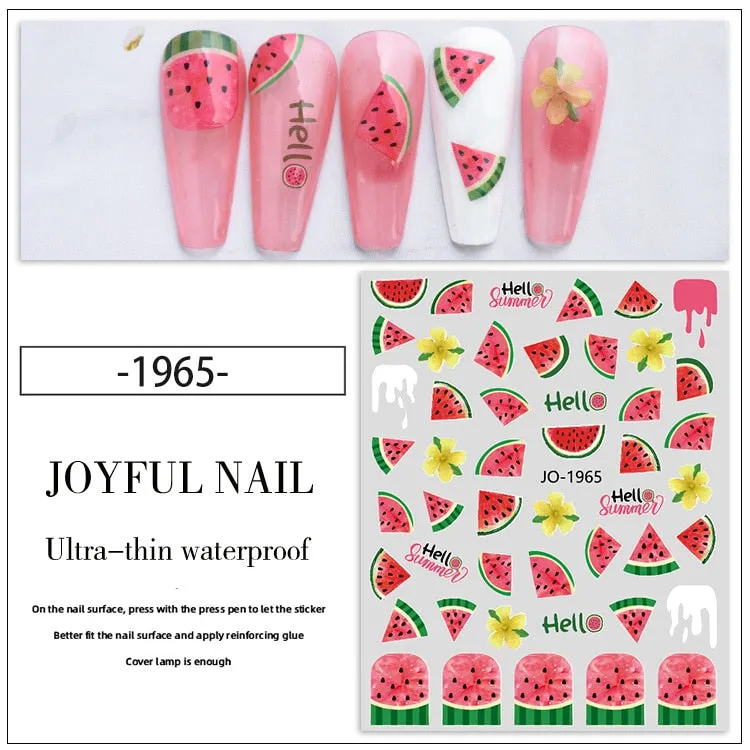 Nail Art Fruit Decals